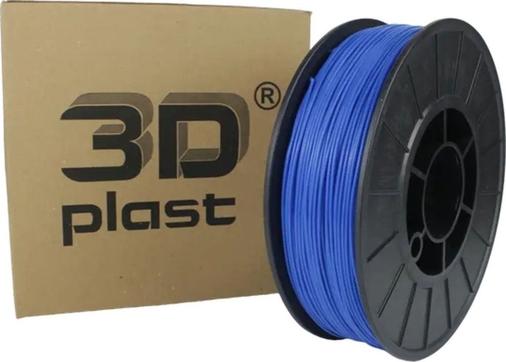 Пластик для 3D-принтера 3Dplast PETG 1.75мм, 0.85кг Blue (3DPTG17508BL) 3Dplast - купити в Україні