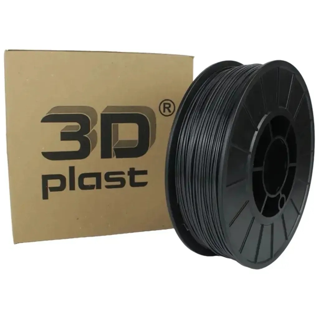 Пластик для 3D-принтера 3Dplast PETG 1.75мм, 0.85кг Graphite (3DPTG17508GF) 3Dplast - купити в Україні