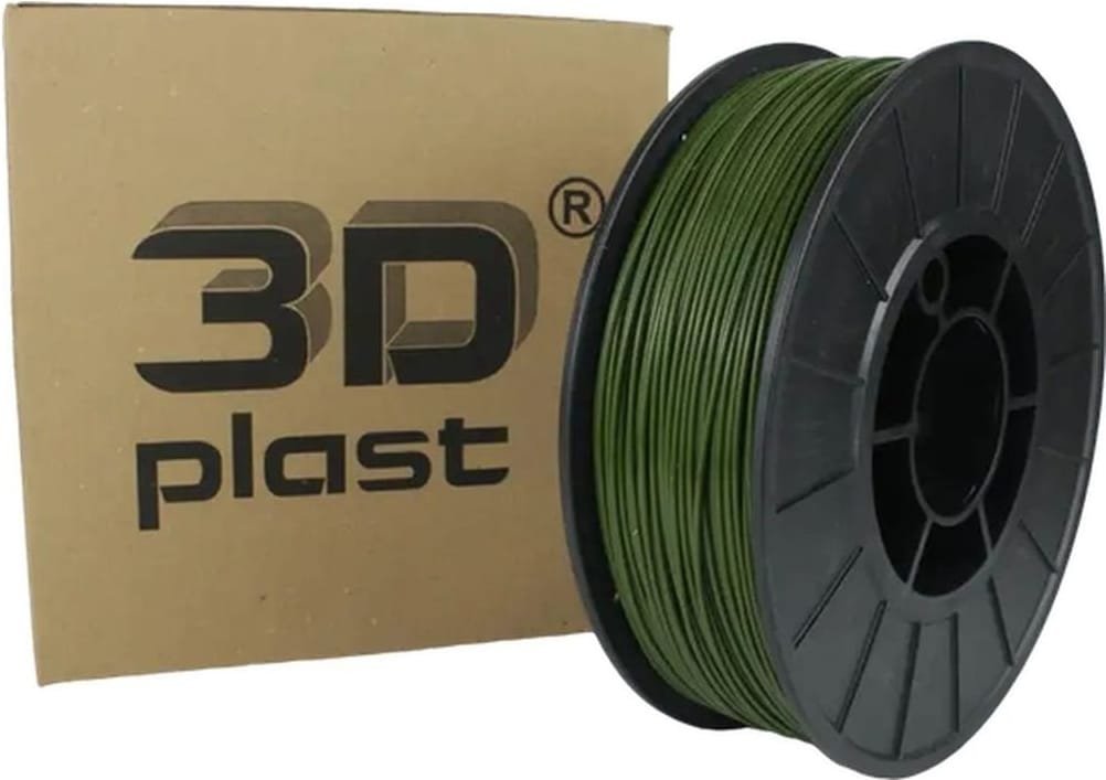 Пластик для 3D-принтера 3Dplast PETG 1.75мм, 0.85кг Khaki (3DPTG17508HKI) 3Dplast - купити в Україні