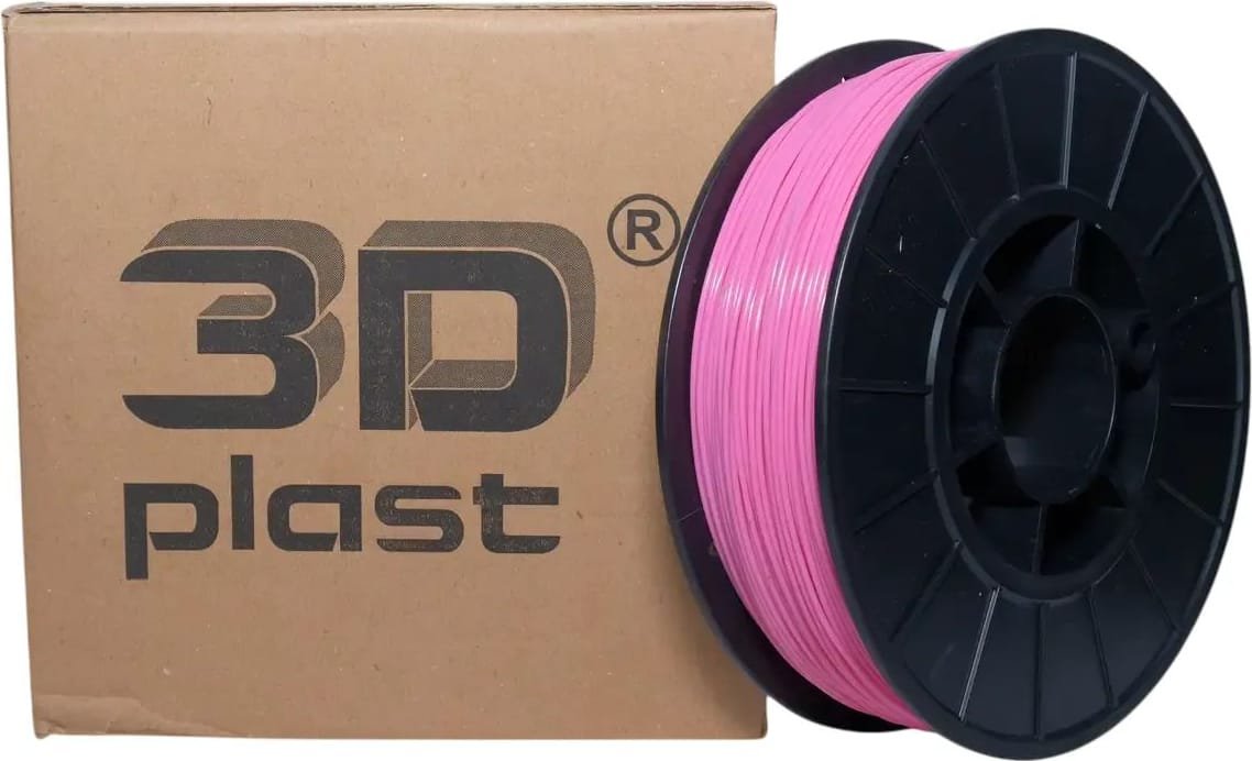 Пластик для 3D-принтера 3Dplast PETG 1.75мм, 0.85кг Pink (3DPTG17508PNC) 3Dplast - купити в Україні