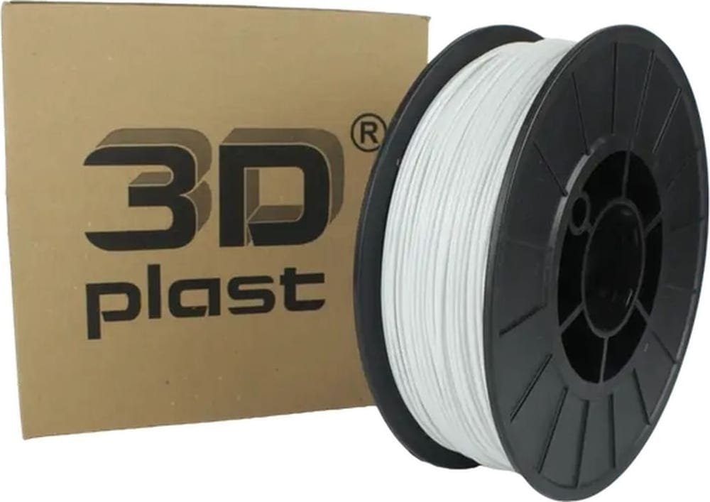 Пластик для 3D-принтера 3Dplast PETG 1.75мм, 0.85кг White (3DPTG17508WT) 3Dplast - купити в Україні