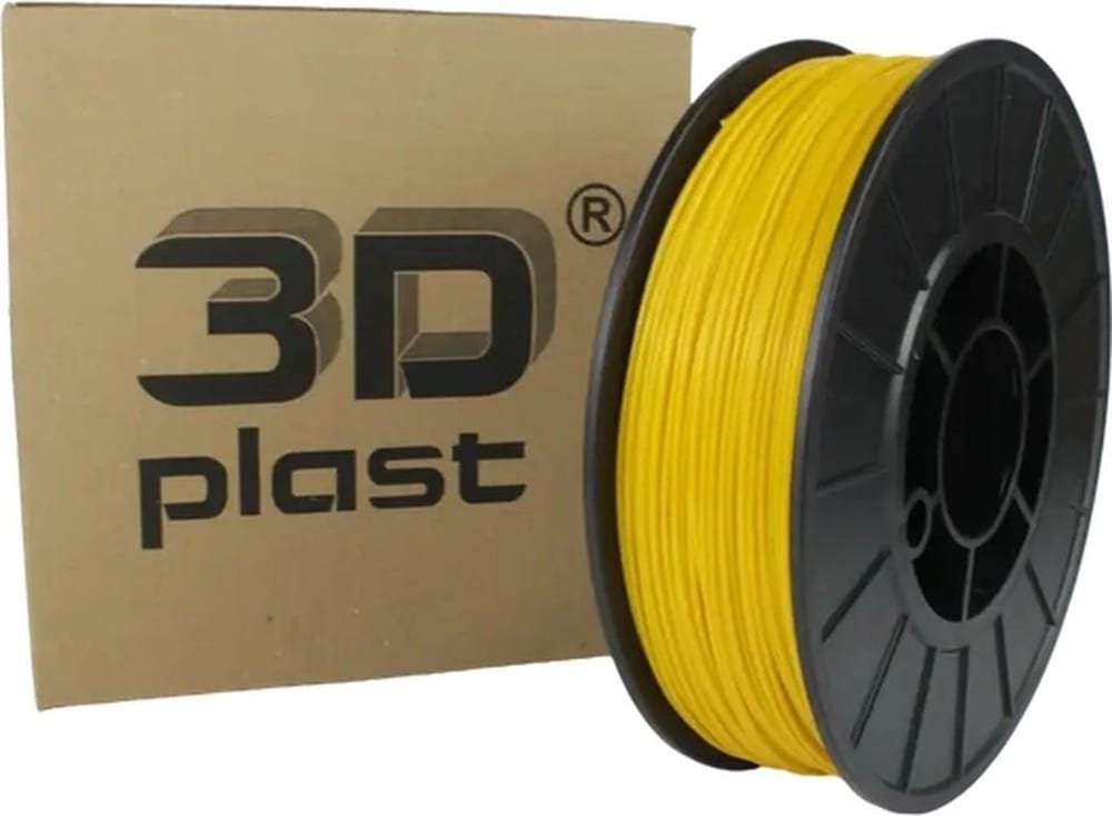 Пластик для 3D-принтера 3Dplast PETG 1.75мм, 0.85кг Yellow (3DPTG17508YL) 3Dplast - купити в Україні
