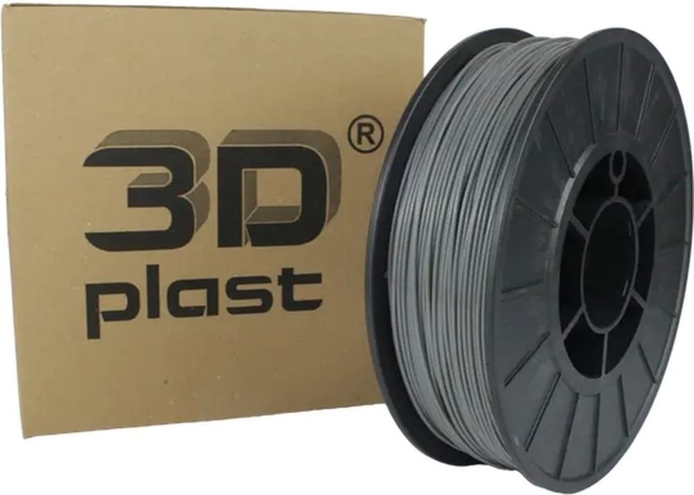 Пластик для 3D-принтера 3Dplast PLA 1.75мм, 0.85кг Gray (3DPLA17508GRE) 3Dplast - купити в Україні