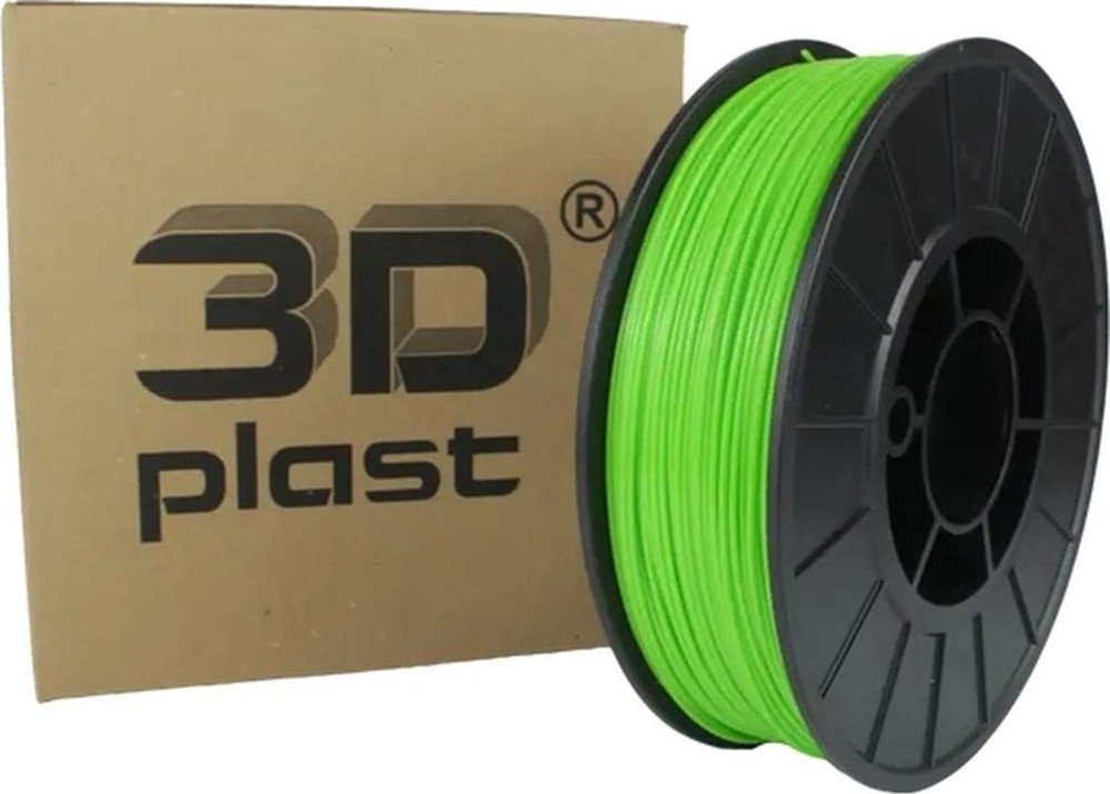 Пластик для 3D-принтера 3Dplast PLA 1.75мм, 0.85кг Green Grass (3DPLA17508HRB) 3Dplast - купити в Україні