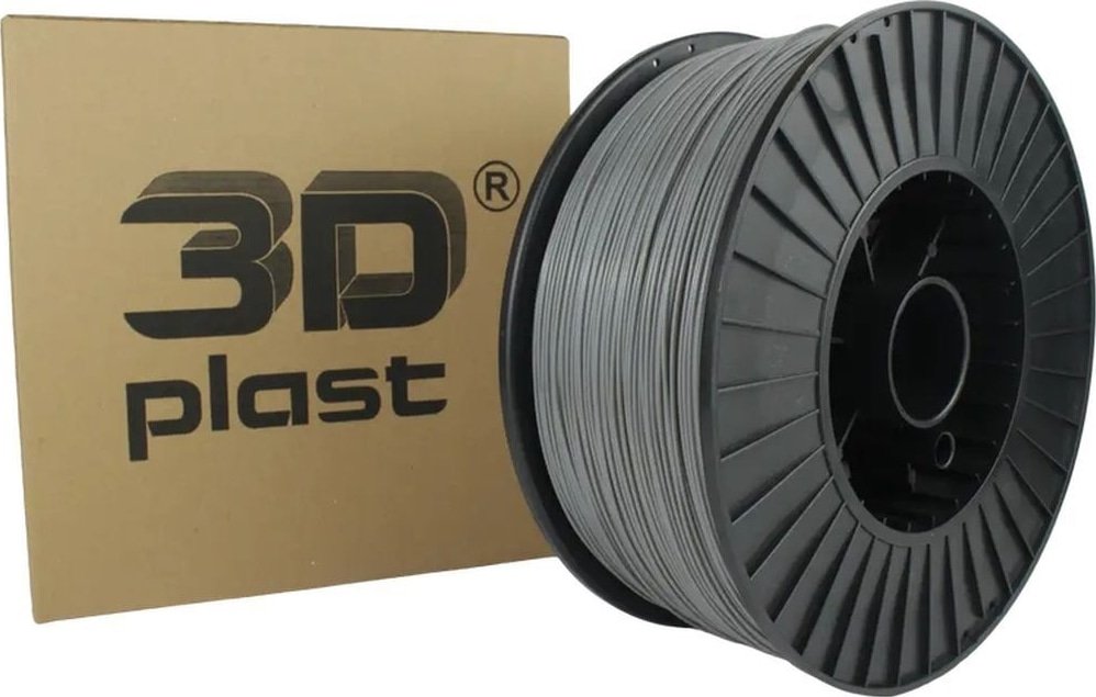 Пластик для 3D-принтера 3Dplast PLA 1.75мм, 3кг Gray (3DPLA1753GRE) 3Dplast - купити в Україні