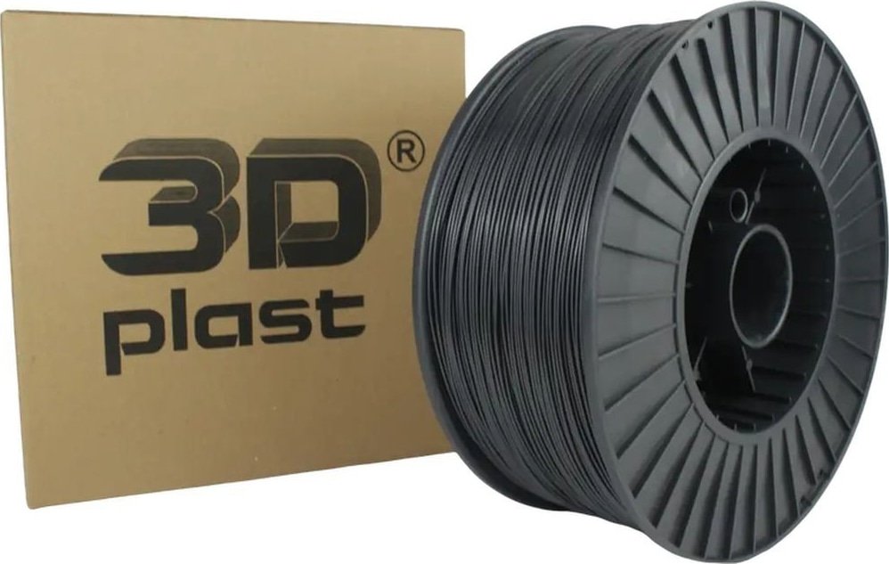 Пластик для 3D-принтера 3Dplast PLA 1.75мм, 3кг Graphite (3DPLA1753GRGF) 3Dplast - купити в Україні
