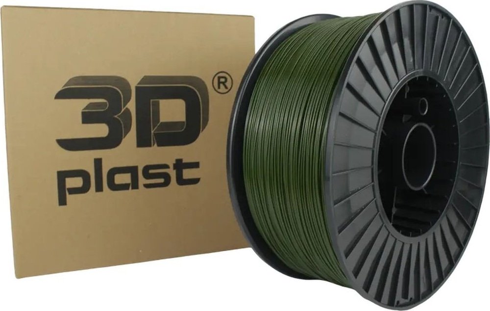 Пластик для 3D-принтера 3Dplast PLA 1.75мм, 3кг Khaki (3DPLA1753HKI) 3Dplast - купити в Україні