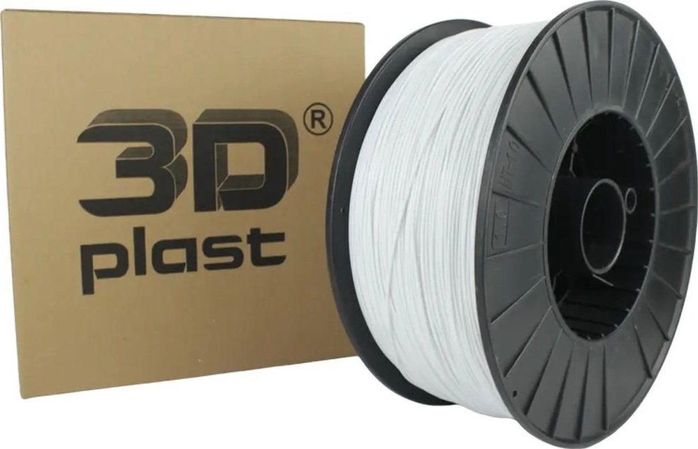 Пластик для 3D-принтера 3Dplast PLA 1.75мм, 3кг White (3DPLA1753WHT) 3Dplast - купити в Україні