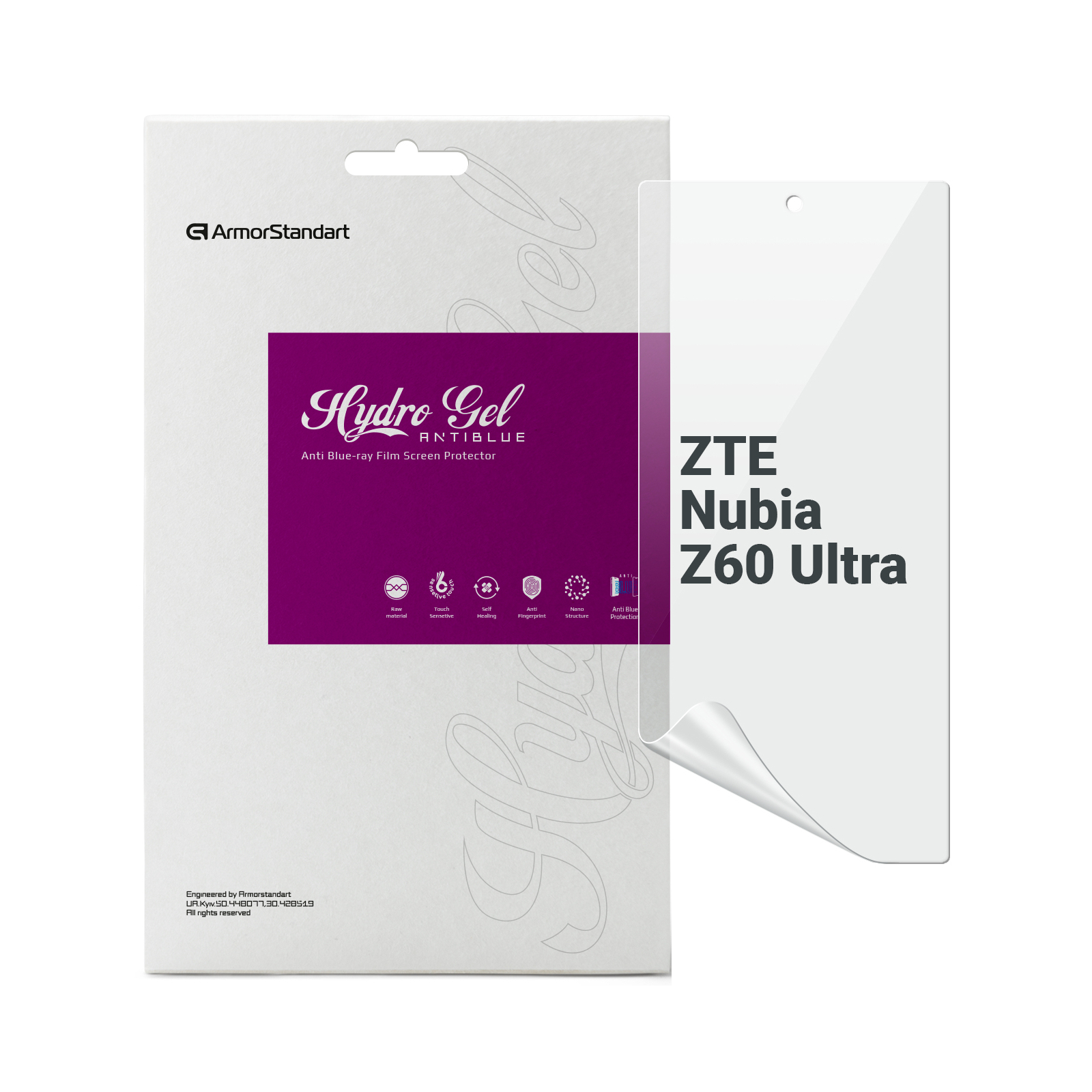 Захисна плівка ArmorStandart Anti-Blue для ZTE Nubia Z60 Ultra Transparent (ARM78890)