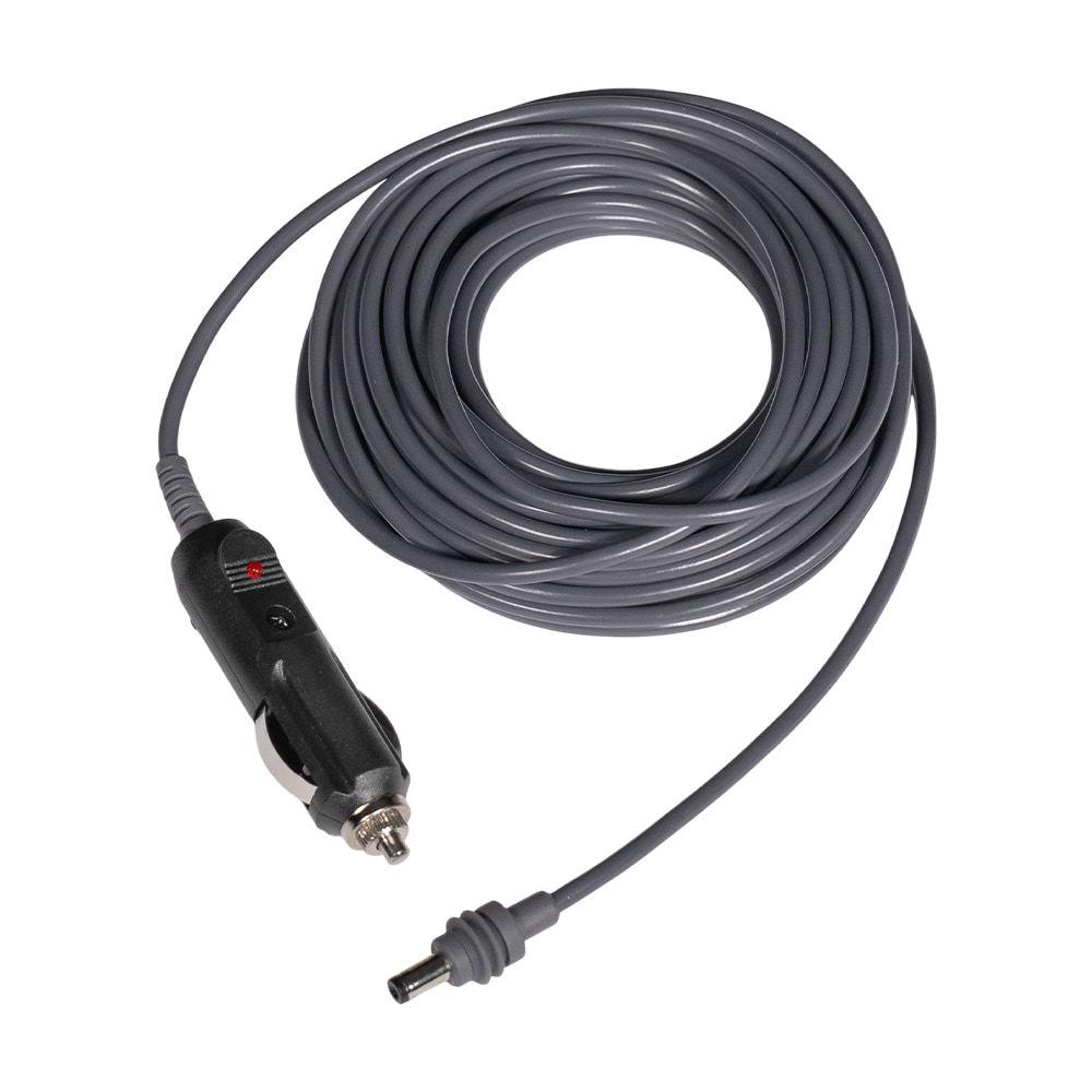 Кабель живлення E-NET для Starlink Mini автомобільний прикурювач (тато) - DC (тато) 5м