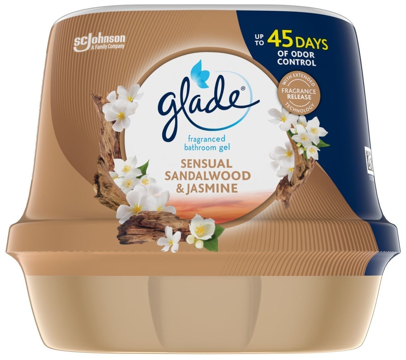 Освіжувач повітря Glade (5000204185072/5000204185133) Аромагель Індонезійський сандал 180 г