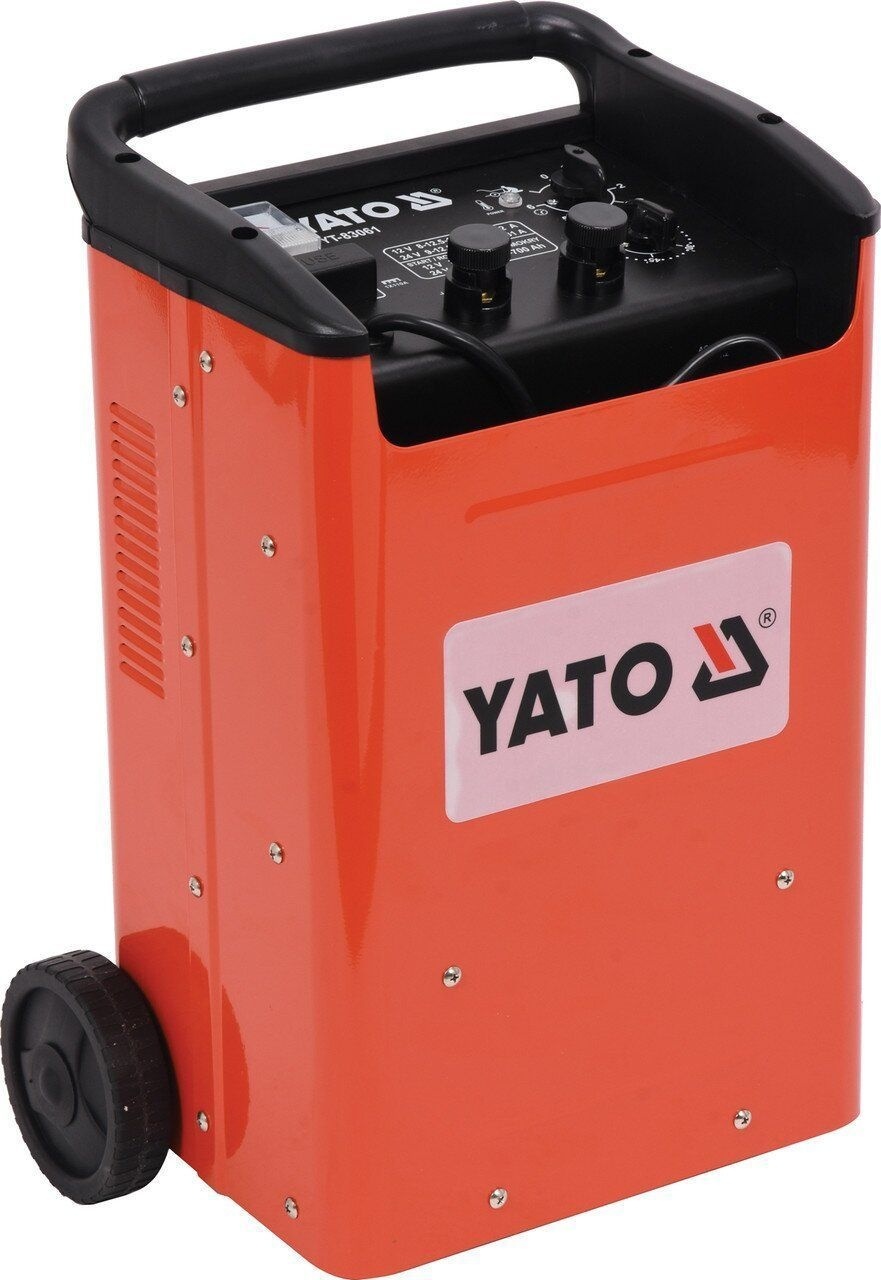 Пускозарядний пристрій YATO YT-83061 Red 12/24 В, 50-340 А, 20-700 Аh, 230 В
