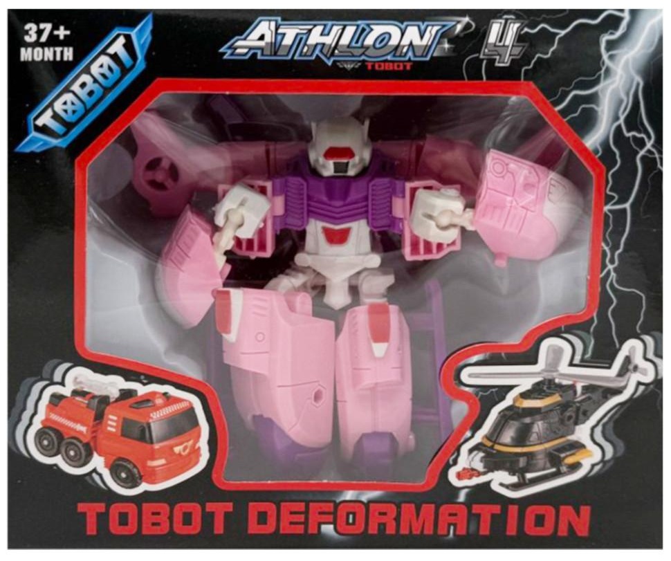 Іграшковий робот Bambi Tobot 2 в 1 525-1 Pink