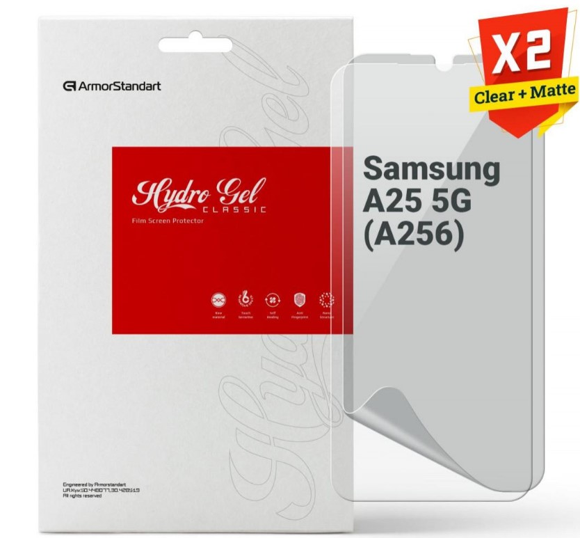 Захисна плівка ArmorStandart Clear + Matte для Samsung A25 5G (A256) (ARM80703) ArmorStandart - купити в Україні