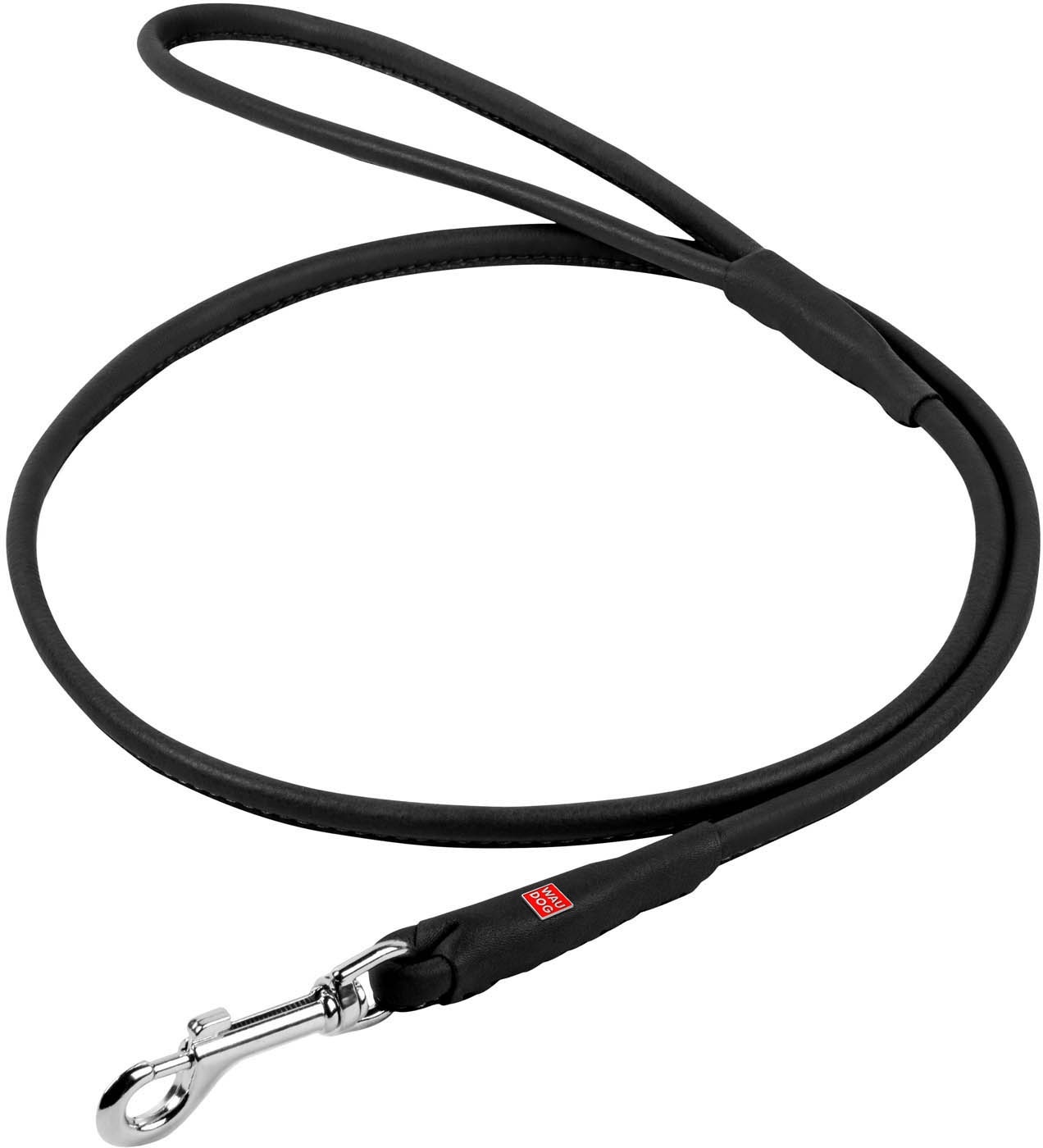 Повідець для тварини WAUDOG Soft круглий XS d4 Д 183 см (73471) Black