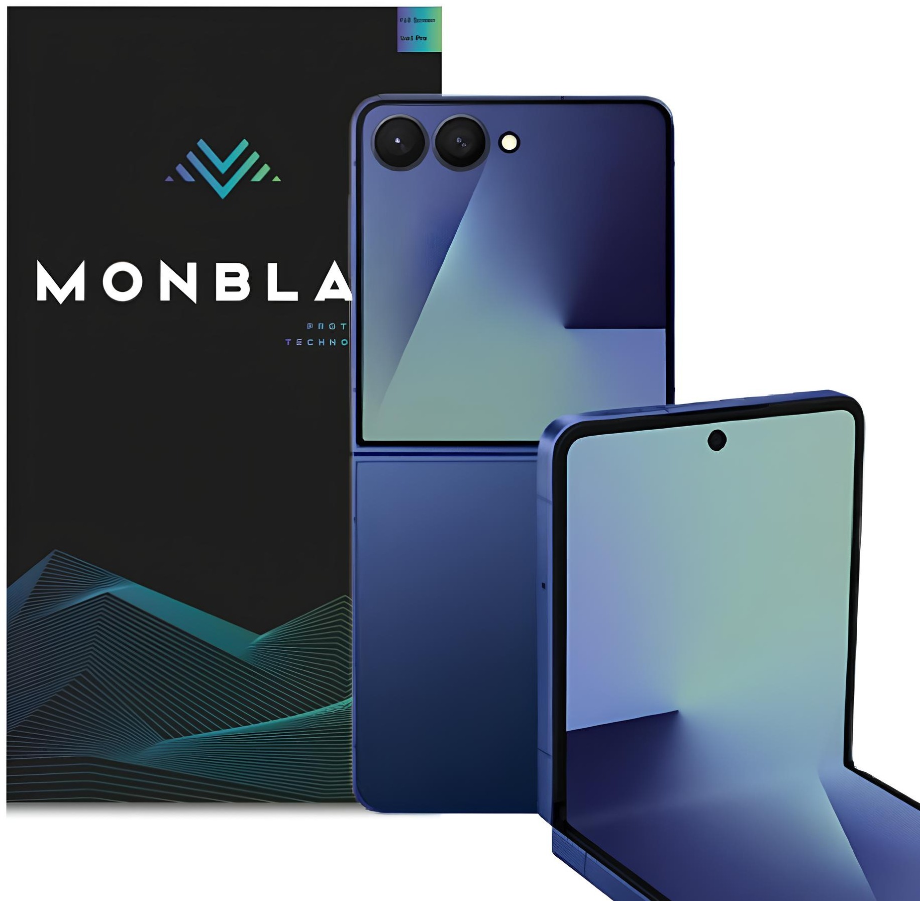 Захисне скло Monblan 2.5D Anti Static 0.26mm для Samsung Galaxy Flip 7 Black Monblan - купити в Україні