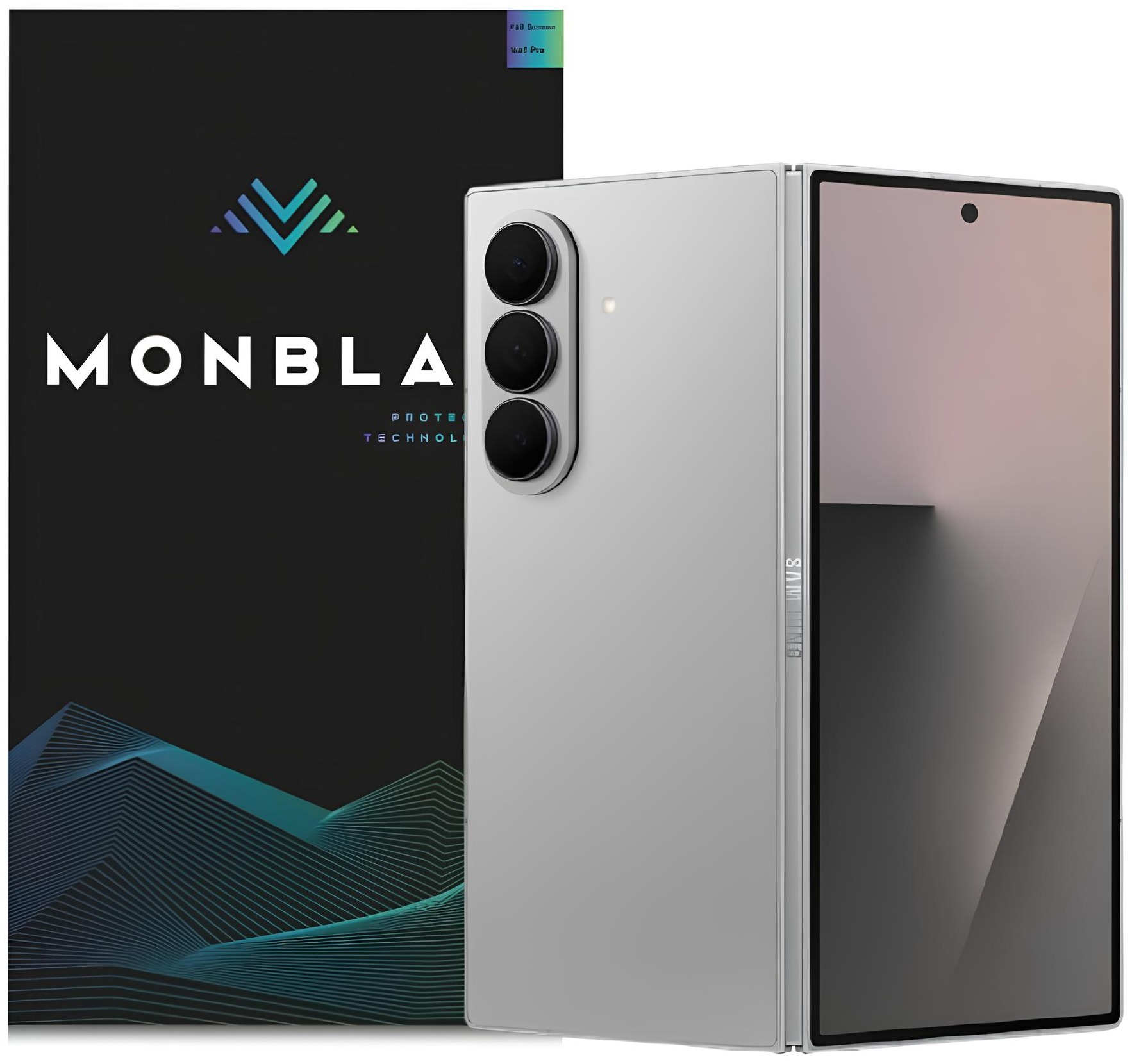 Захисне скло Monblan 2.5D Anti Static 0.26mm для Samsung Galaxy Fold 7 Black Monblan - купити в Україні
