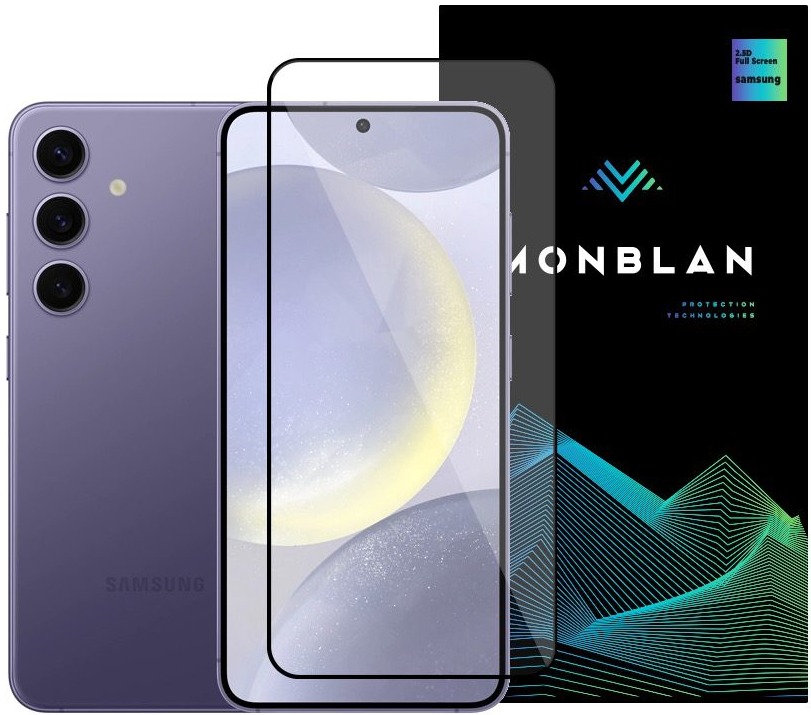 Захисне скло Monblan 2.5D Anti Static 0.26mm для Samsung Galaxy S24/S25 Black