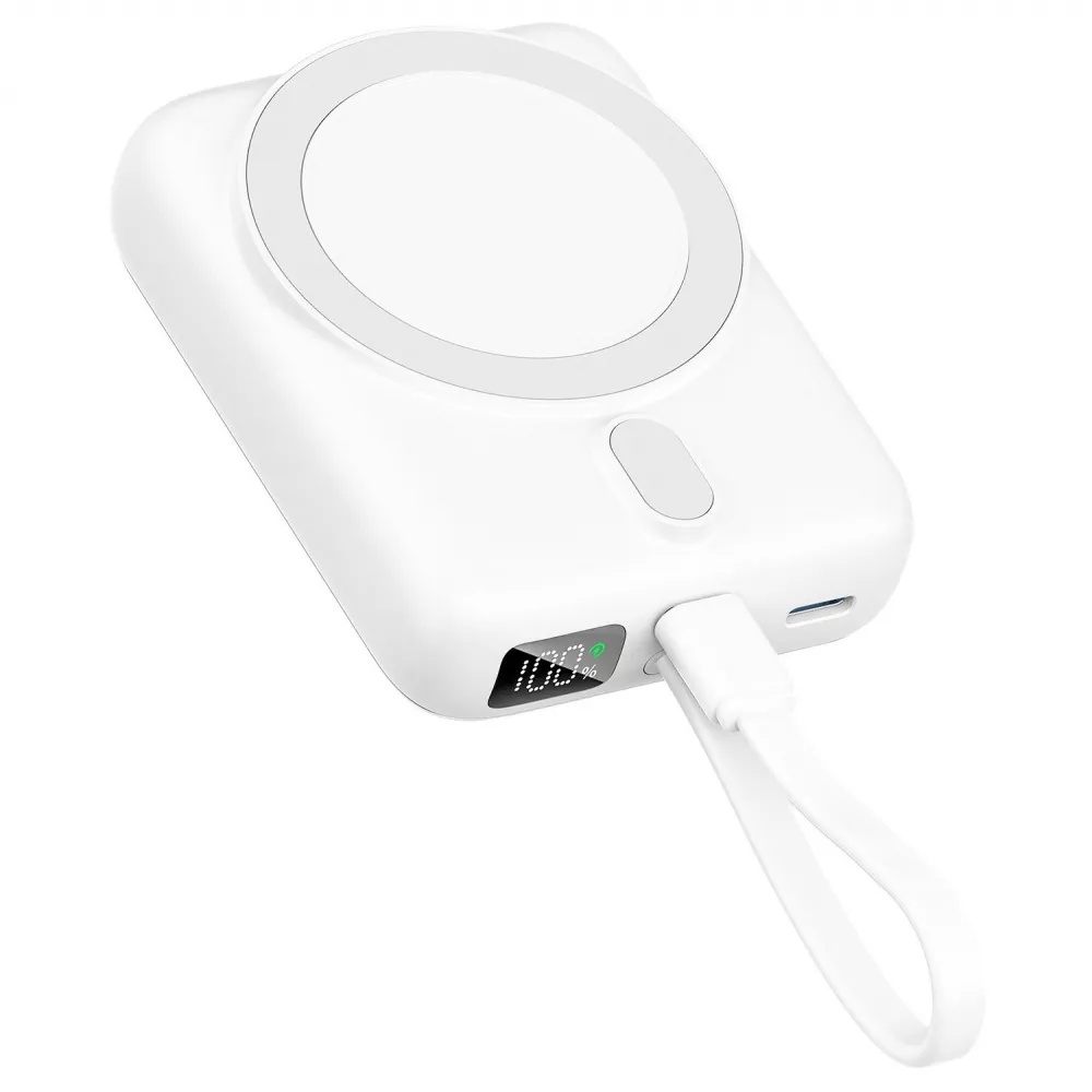 Зовнішній портативний акумулятор Proove Neutron 22.5W 10000mAh Silver White