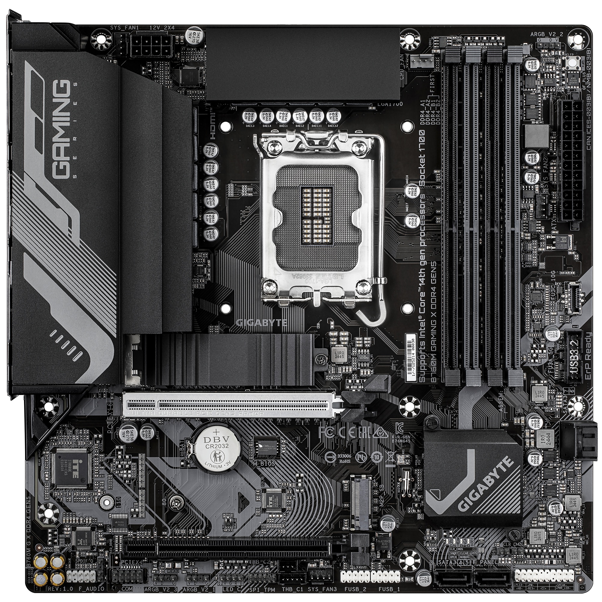 Материнська плата Gigabyte B760M GAMING X DDR4 GEN5 Gigabyte - купити в Україні