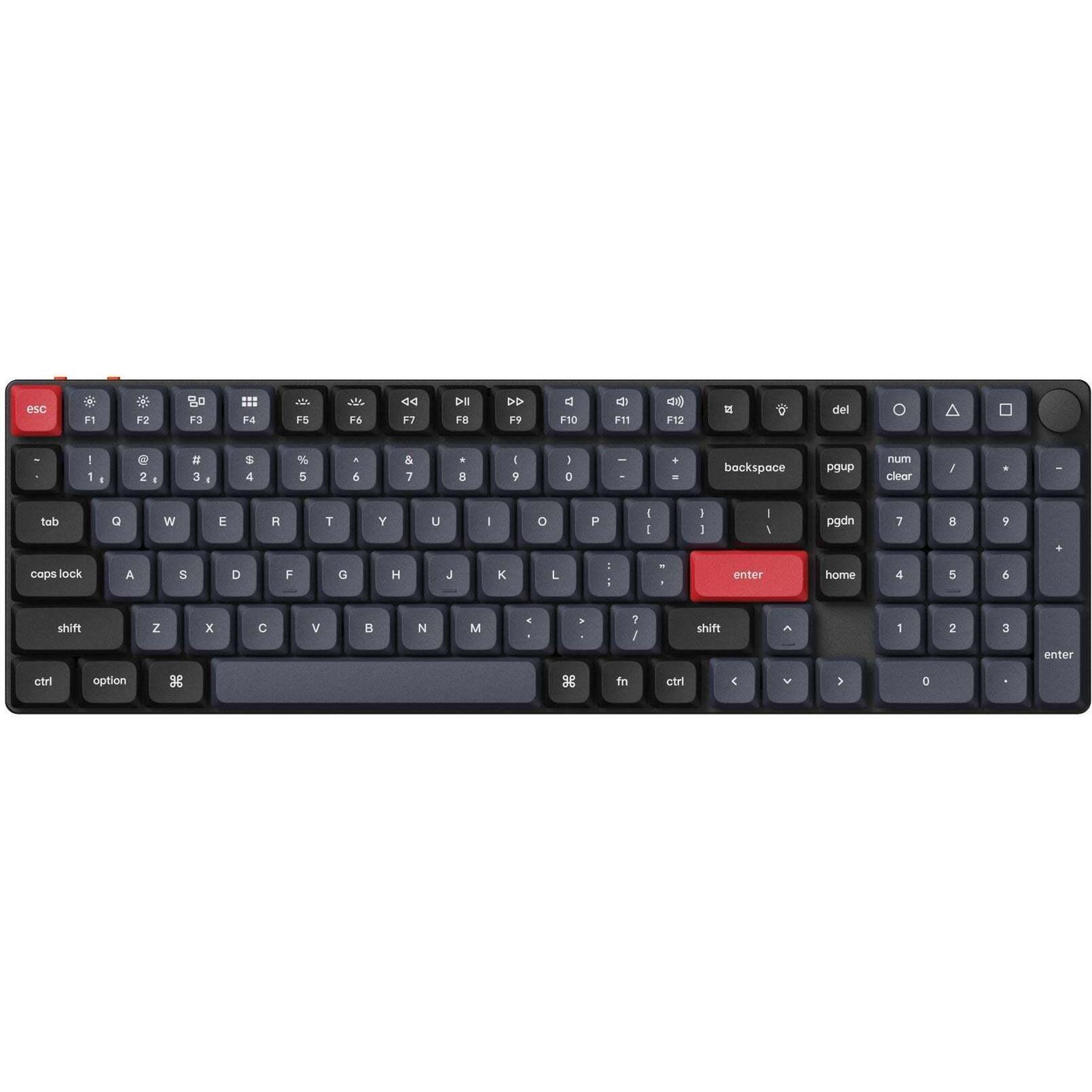 Клавіатура Keychron K17 PRO Gateron MX 2.0 Brown QMK RGB Black (K17P-B3-UA) ENG/UKR