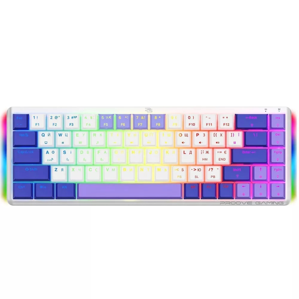 Клавіатура Proove Gaming AFK (Ukraine Layout) White