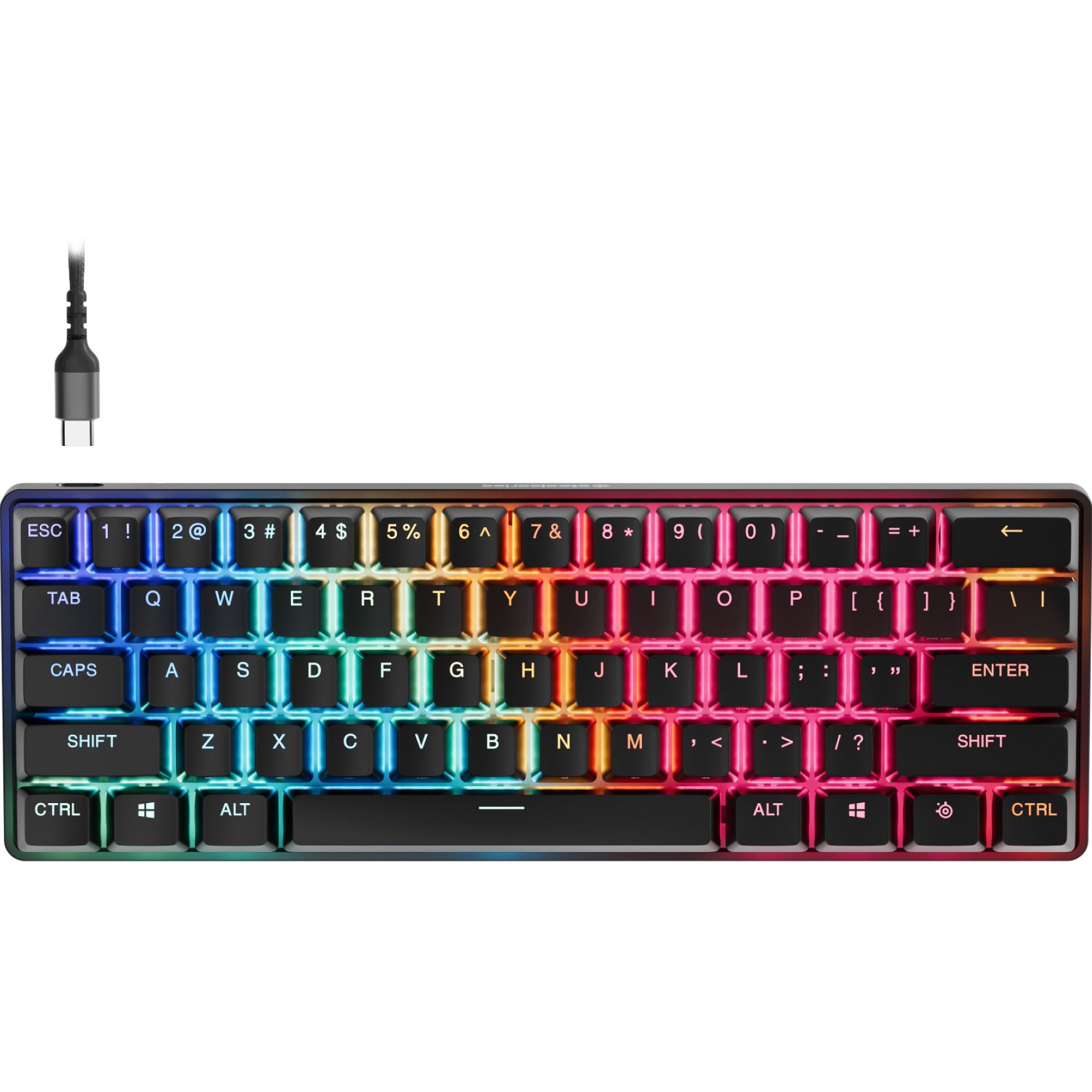 Клавіатура SteelSeries Pro Mini Gen 3 UK Black (64914) Eng
