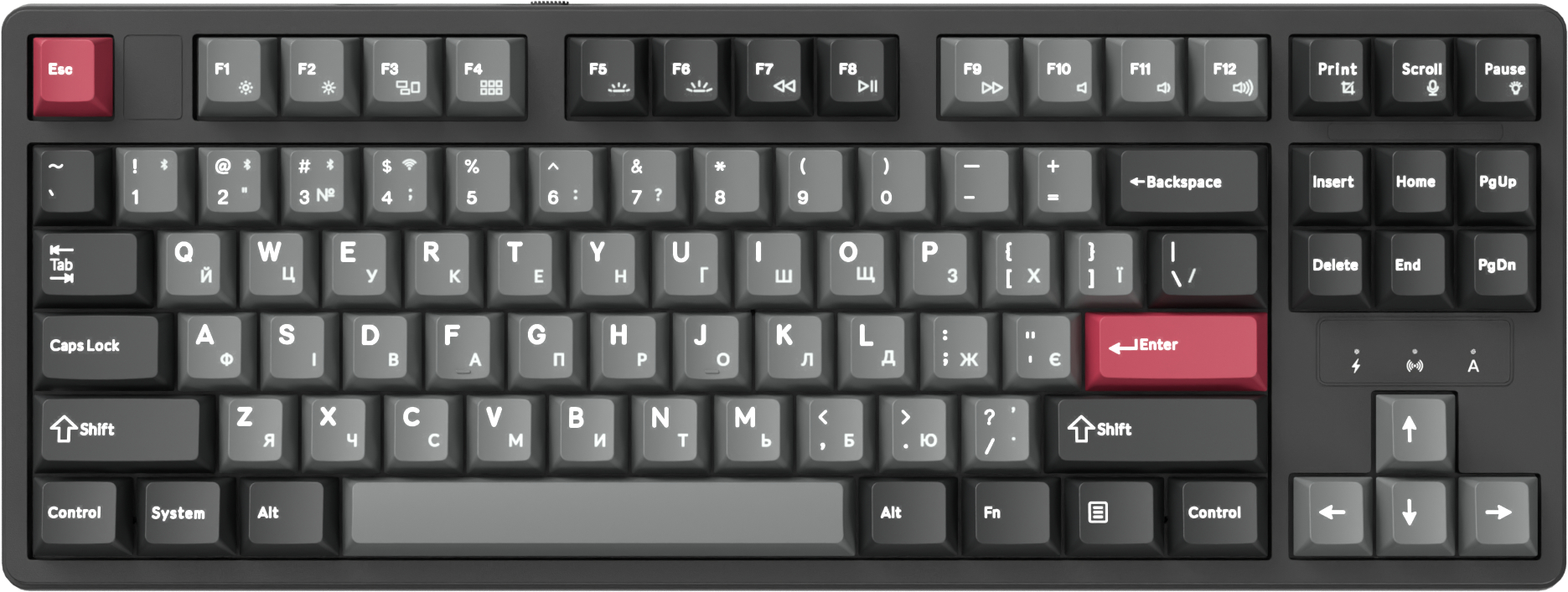 Клавіатура GamePro Asgard Ragnar Black (MK285BK) ENG/UA