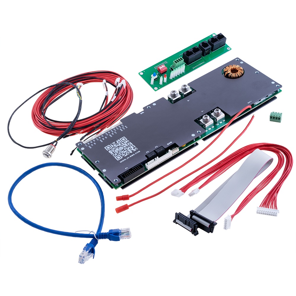 Балансир для акумуляторних батарей JiKong BMS-200A JK-PB2A16S20P для Li-Ion/LiFePo4/LTO 7S-16S/2А Bluetooth, BMS.CAN, RS232, RS485 JiKong - купити в Україні