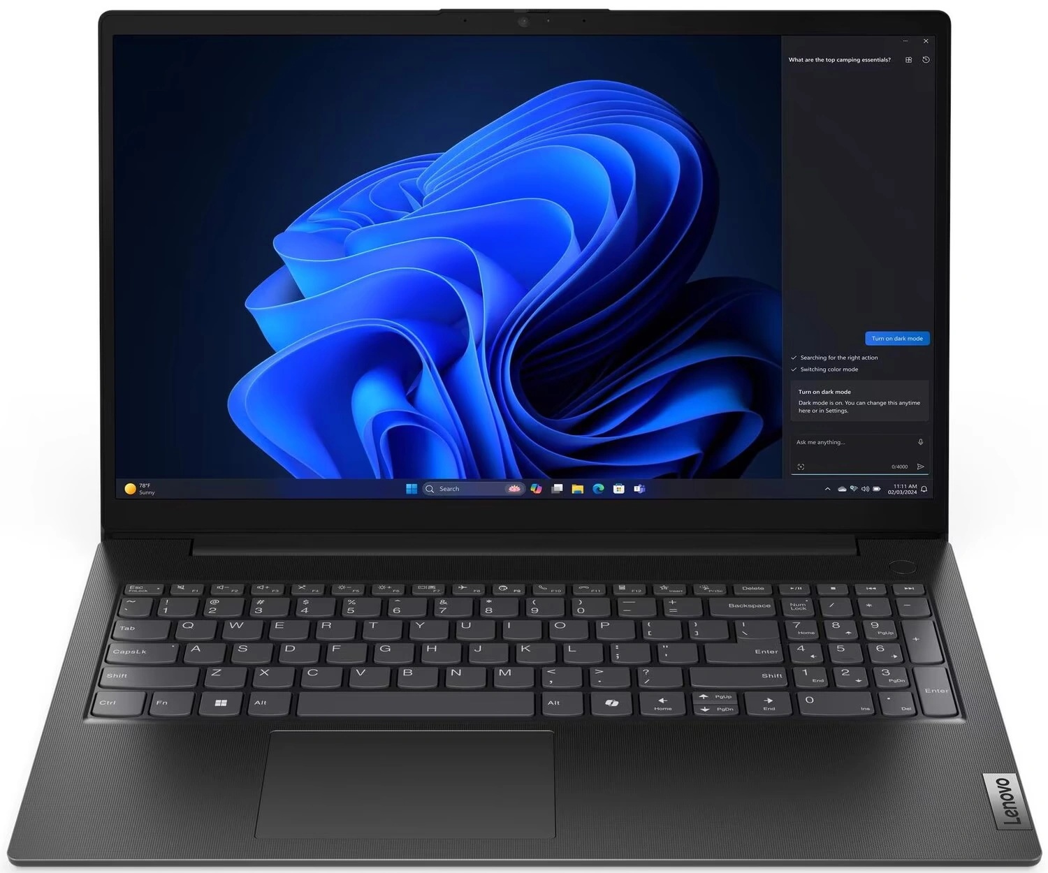 Ноутбук Lenovo V15 G5 IRL (83GWA03VRA) Business Black