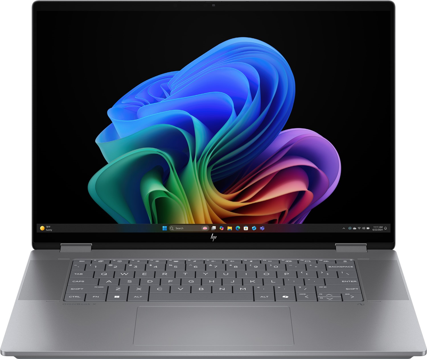 Ноутбук HP OmniBook X Flip x360 16-as0010ua (C9RW6EA) Meteor Silver