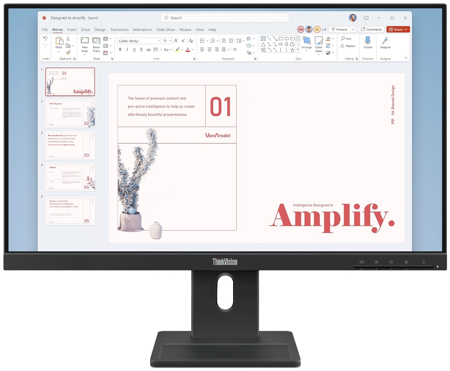 Монітор Lenovo ThinkVision E24-40 Raven Black 23.8 (64BAMAT1UA)