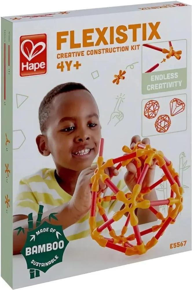 Конструктор Hape Flexistix Будівництво 66 деталей бамбуковий (E5567) Hape - купити в Україні