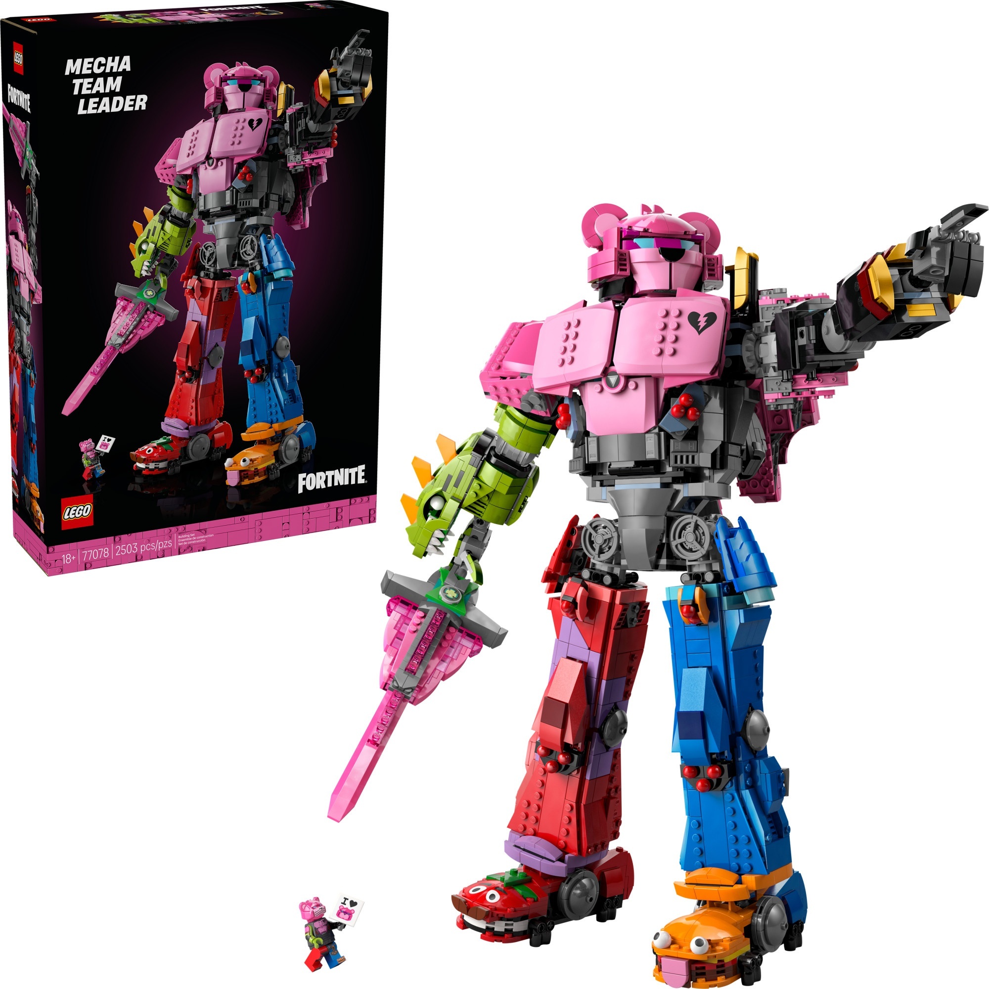 Конструктор LEGO Fortnite Mecha Team Leader 2503 деталі (77078)