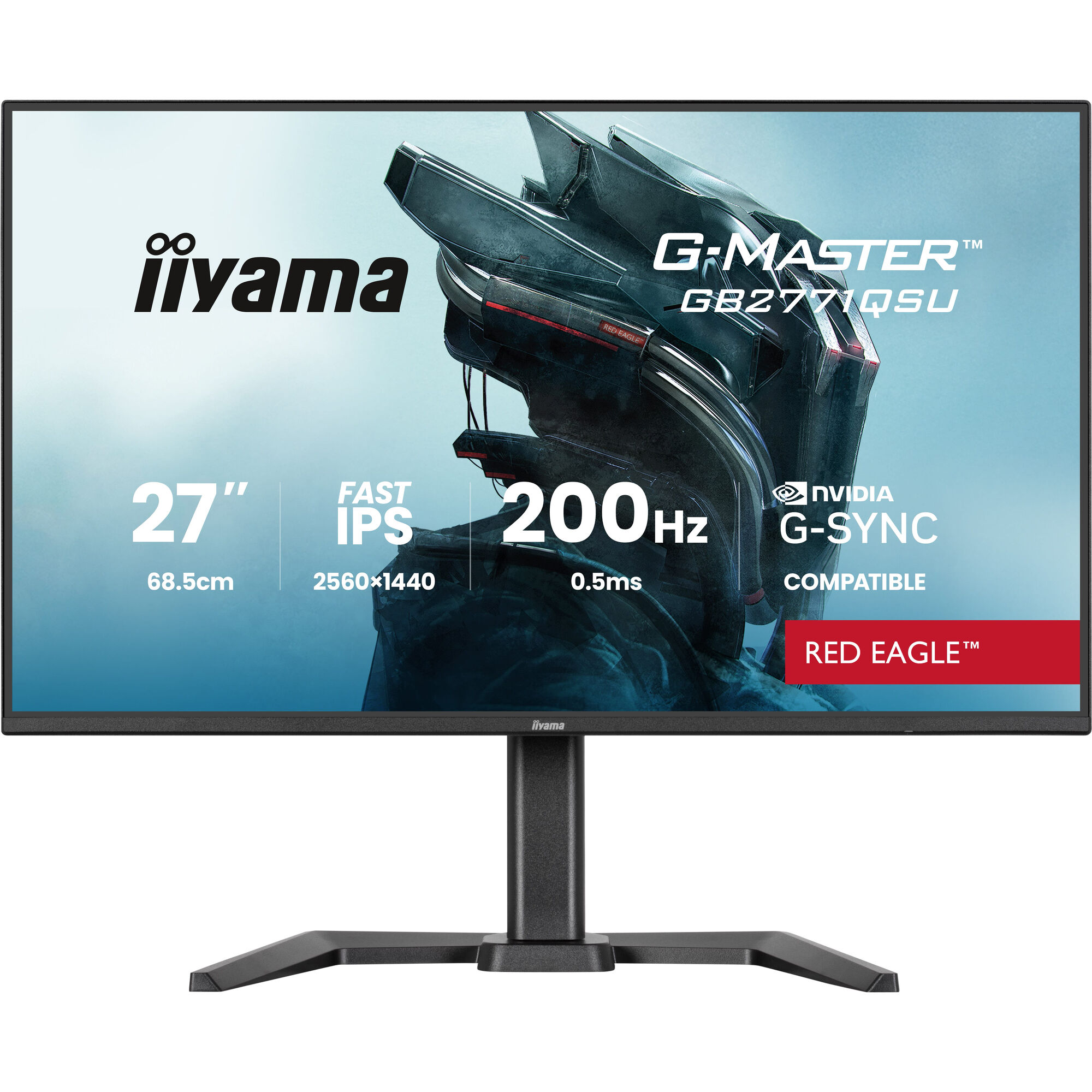 Монітор Iiyama G-MASTER GB2771QSU-B1 Black 27