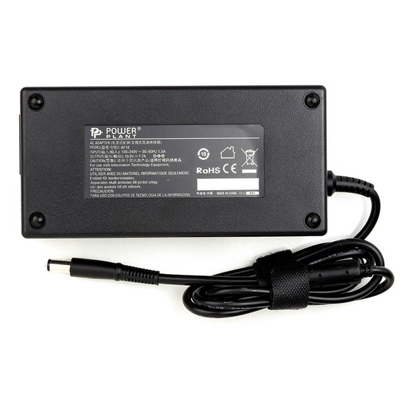 Блок живлення для ноутбука PowerPlant DL150G7450 Black (DELL 220V, 19.5V 150W 7.7A 7.4*5.0)