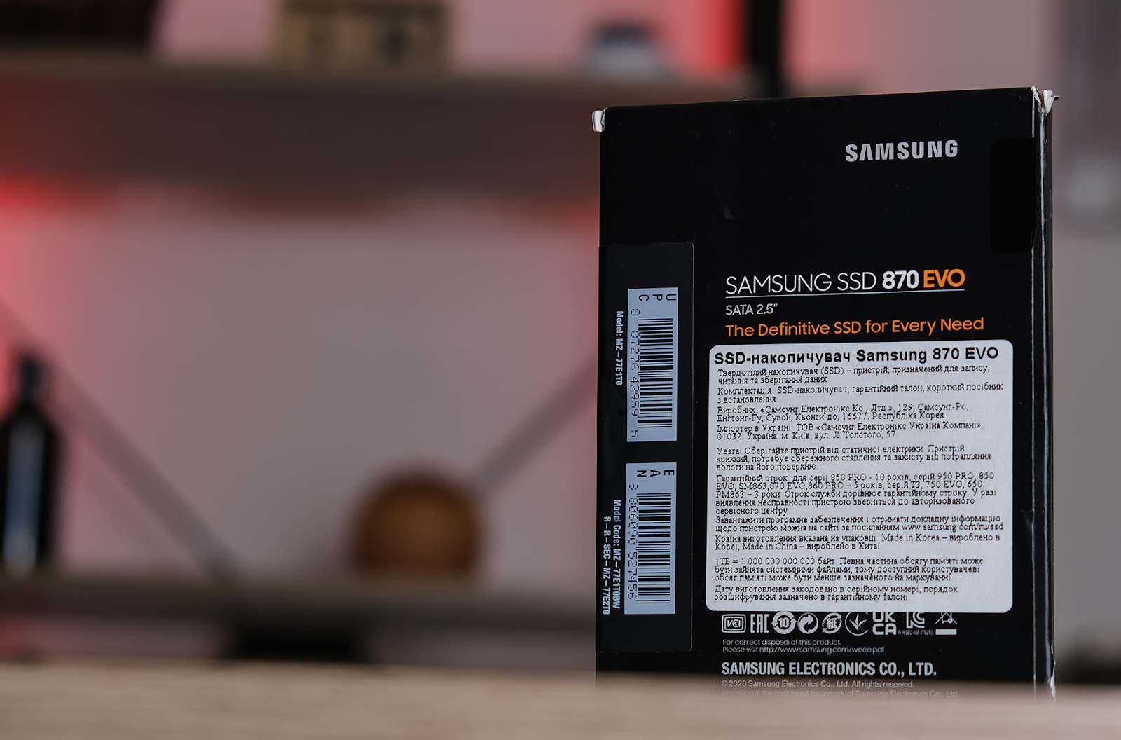 Внутрішній SSD диск Samsung 870 EVO (MZ-77E500BW) (MZ-77E500E