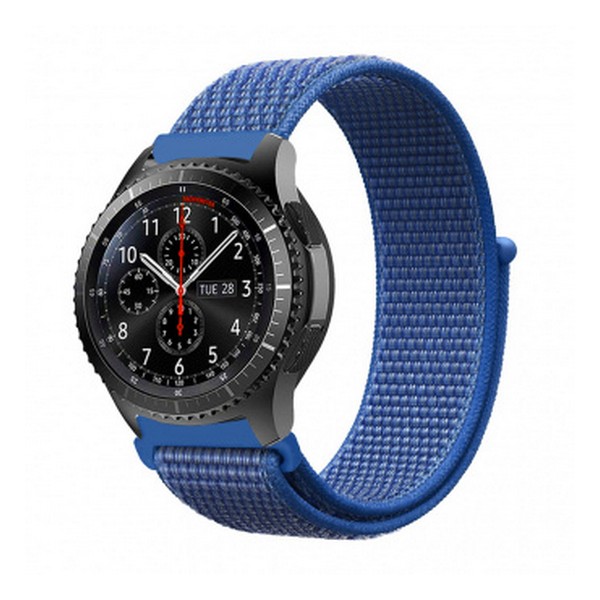 Ремінець для смарт-годинника BeCover Nylon Style для Garmin Vivoactive 3/3 Music/Vivomove HR/Vivomove 705860 Blue