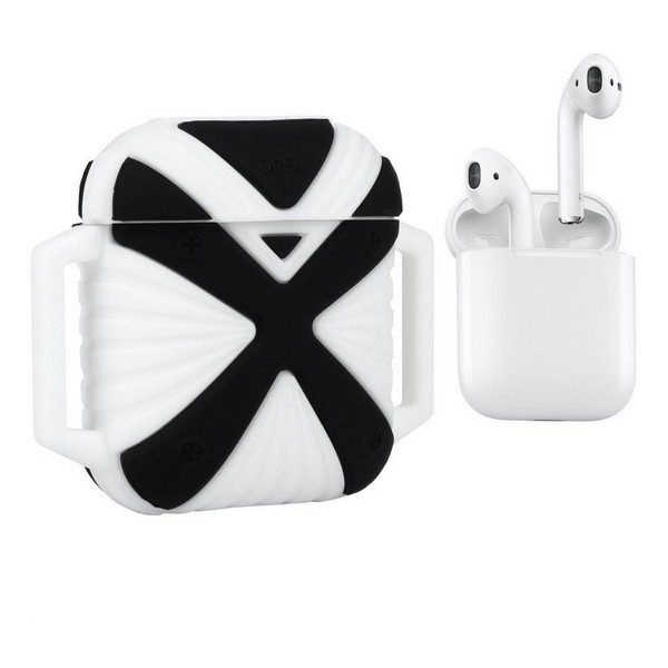 Чохол для навушників i-Smile Apple AirPods Case X-HuWei 702333 Black White