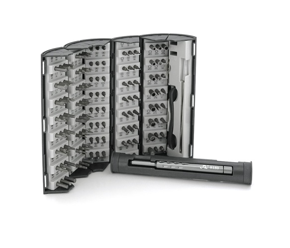 Викрутка Voltronic SW-8180 викрутка +біти 128+лопатка+ гнучкий подовжувач Voltronic - купити в Україні