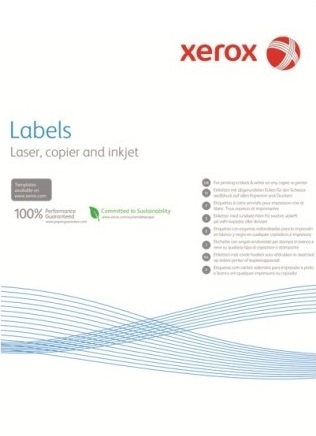 Етикетка Xerox Mono Laser 4UP 003R97402 White А4, 105х149 мм, 100 л
