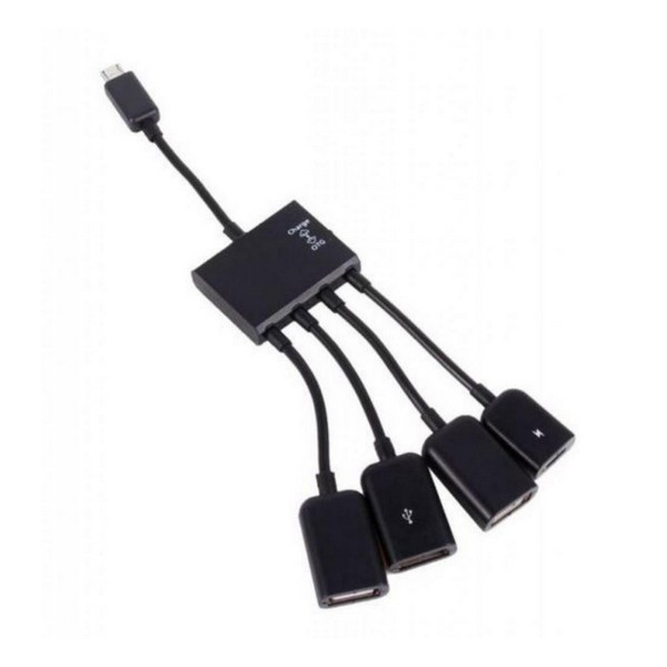 USB-хаб Lapara LA-MICROUSB-OTG-HUB Black