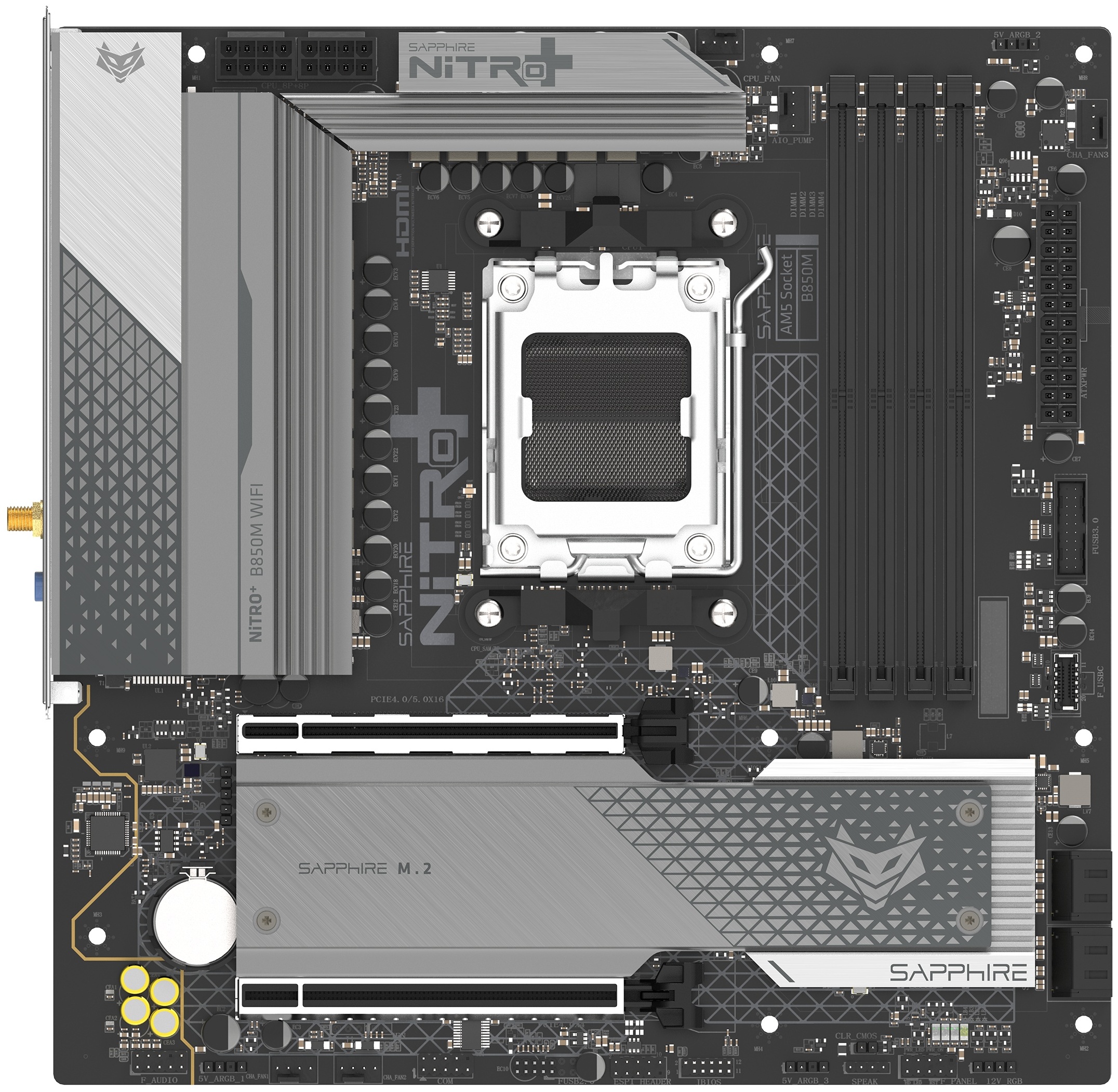 Материнська плата SAPPHIRE NITRO + B850M WIFI (52123-01)