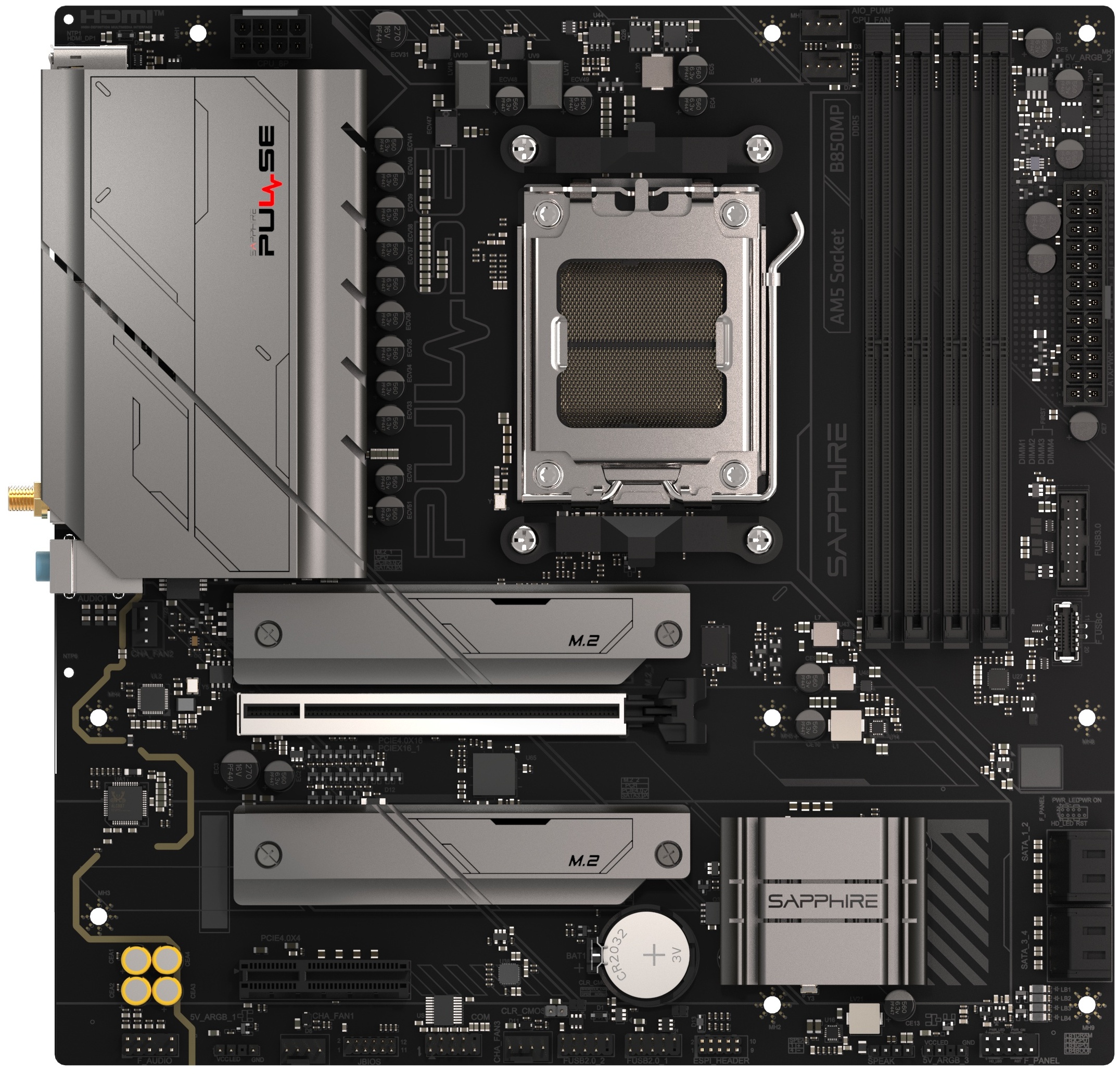 Материнська плата SAPPHIRE PULSE B850M WIFI (52123-04)