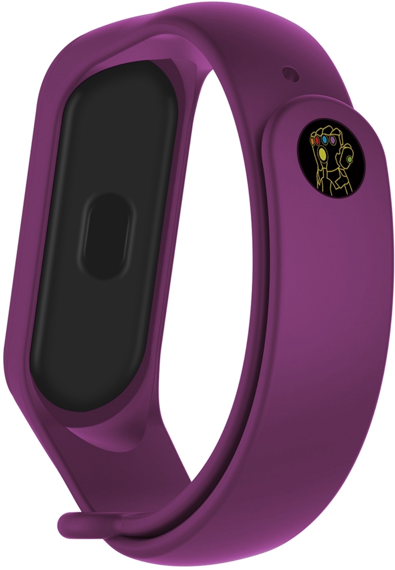 Ремінець для фітнес-браслету ArmorStandart Superhero Edition для Xiaomi Mi Band 5 Thanos Violet (ARM57067)