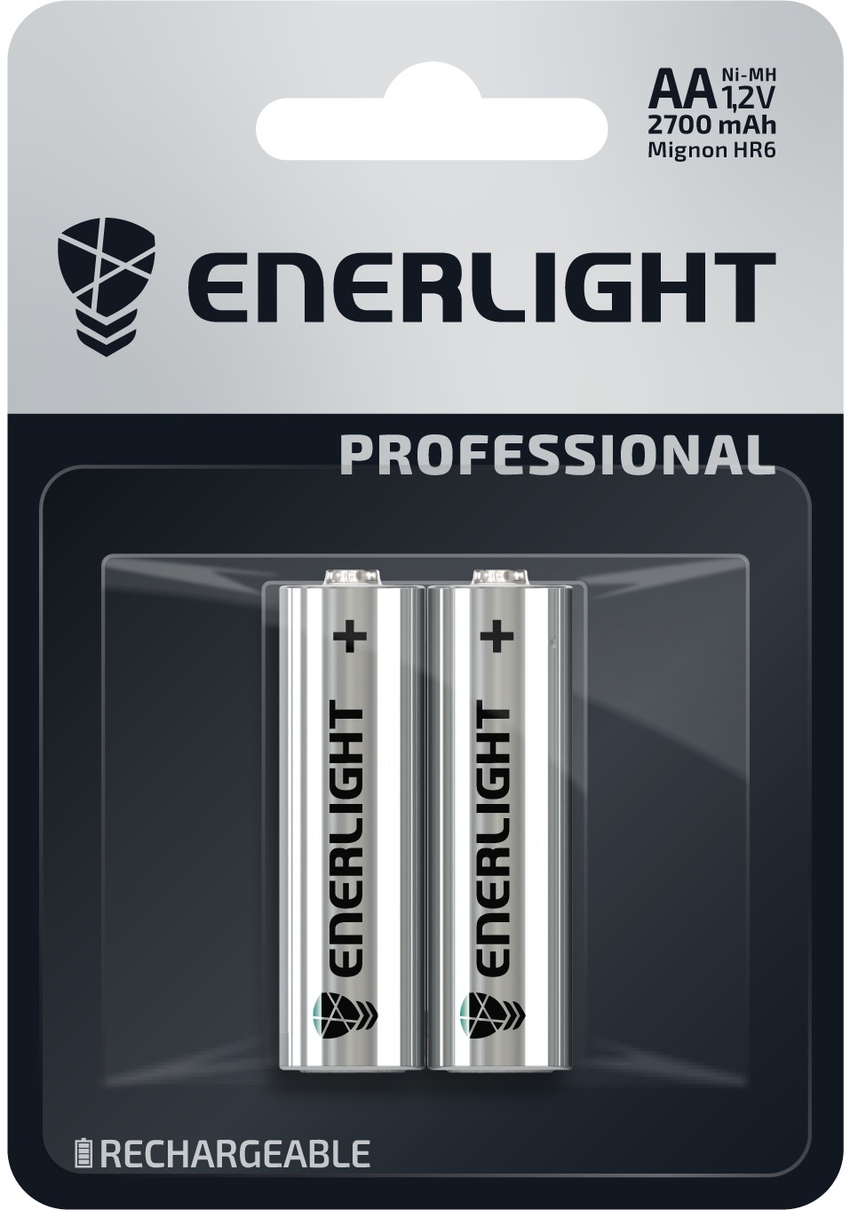 Акумулятор Enerlight Professional 30620102 AA 2700 мАгод Ni-MH 2 шт