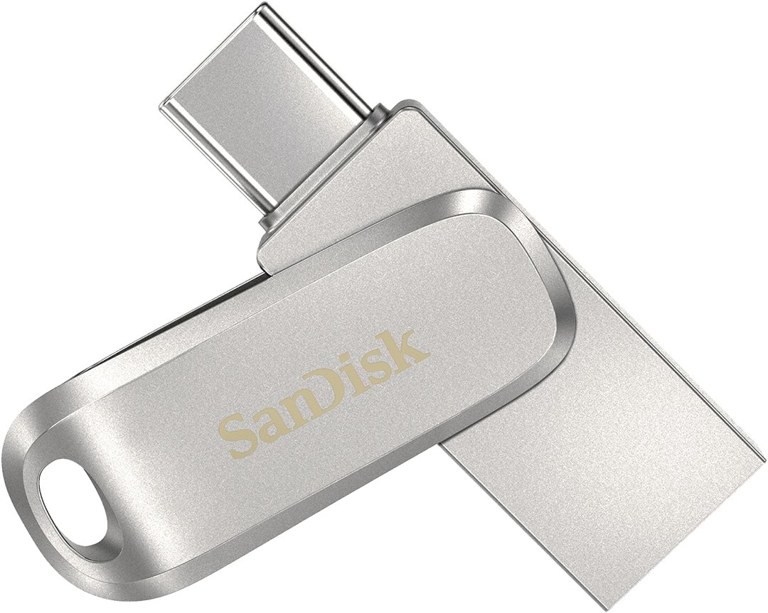 Флеш память SanDisk USB 512GB Ultra Dual Luxe Silver (SDDDC4-512G-GAM46)