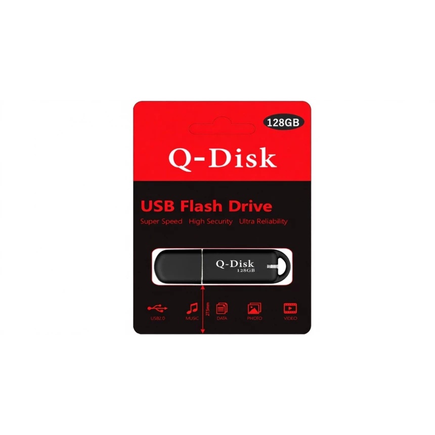 Флеш память Q-Sat 128GB Q-Disk Black