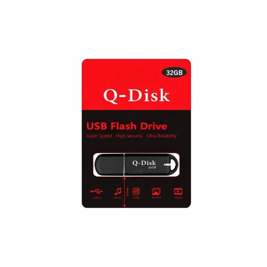 Флеш память Q-Sat Q-Disk 32GB Black