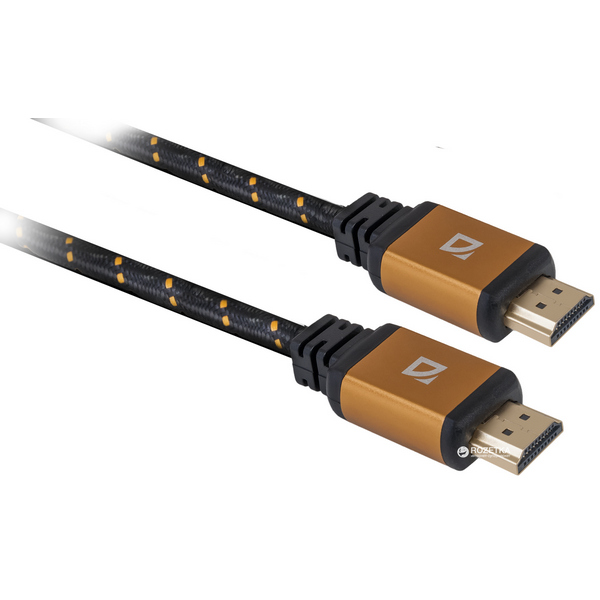 Відео-кабель Defender 87434 HDMI(тато)HDMI(тато), 3m HDMI-10PRO